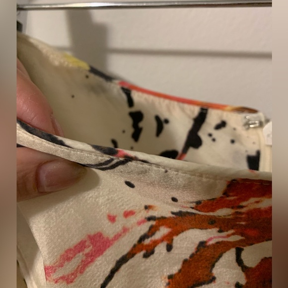 Rachel Mara - 100% Silk Short Skirt with Pockets - Picture 12 of 16